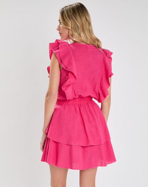 RESHOOT-Kleid Adele in Fuchsia