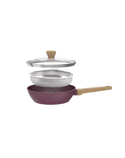 Sauteuse violette - D.24 cm