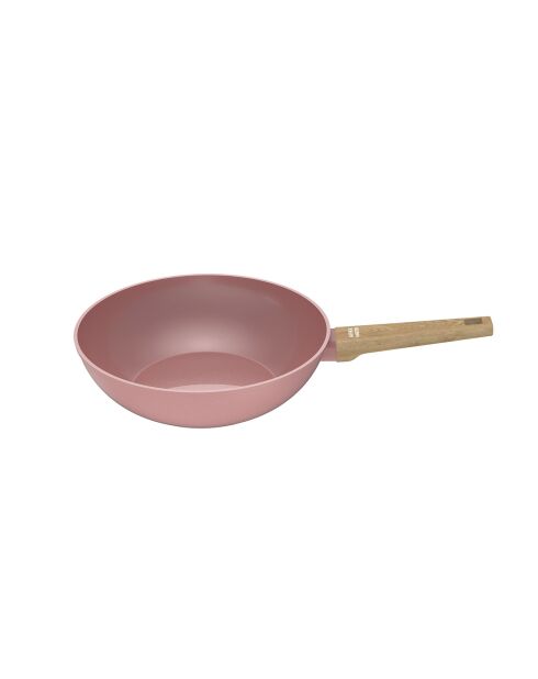 Wok rose - D.28 cm