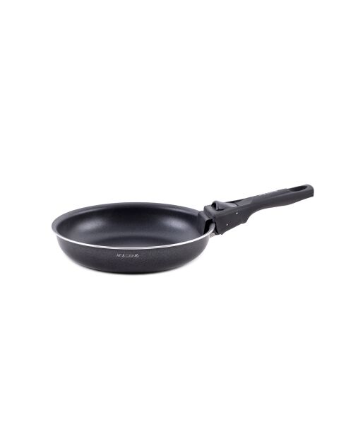 Batterie de cuisine noire - 10 Pièces