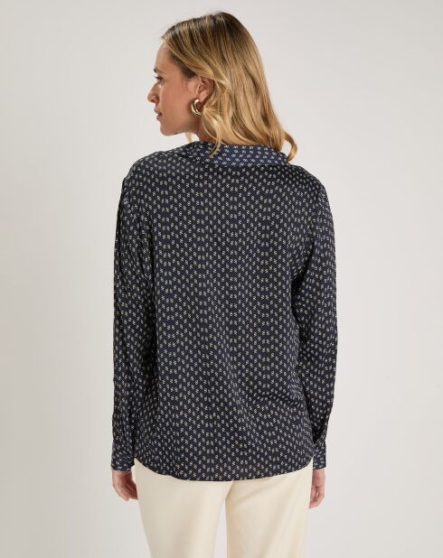 Top Noémie bleu