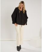 Top en Coton & Lin Inaya noir