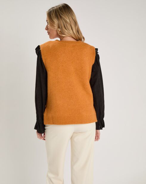 Pull Aurore orange