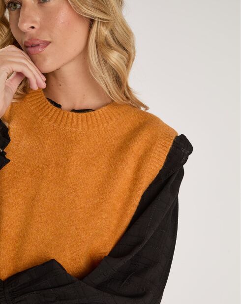 Pull Aurore orange
