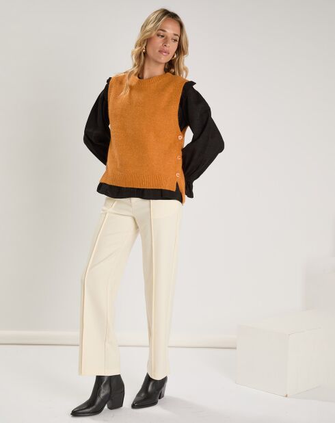Pull Aurore orange