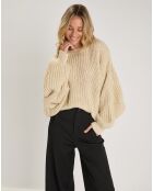 Pull Sofia blanc