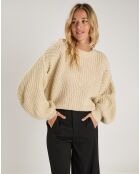 Pull Sofia blanc