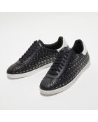 Sneakers en Cuir Pujols noires