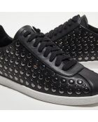 Sneakers en Cuir Pujols noires