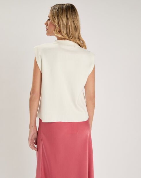 Cardigan Levamaya blanc
