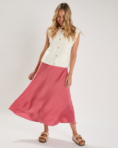 Jupe Janiala corail
