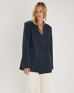 Blazer JAEGER Bleu Marine - Taille 38R, 100% Laine, Neuf Avec étiquettes, Prix Conseillé 259£