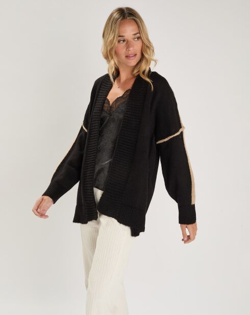 Cardigan Louranos noir