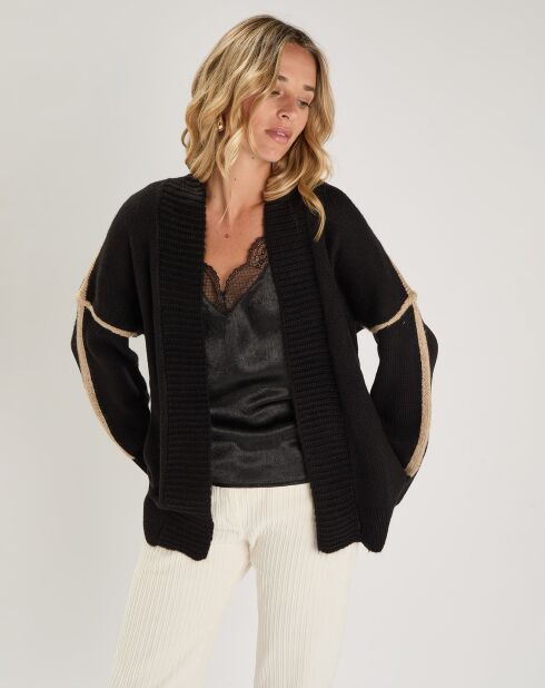 Cardigan Louranos noir