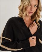 Cardigan Louranos noir