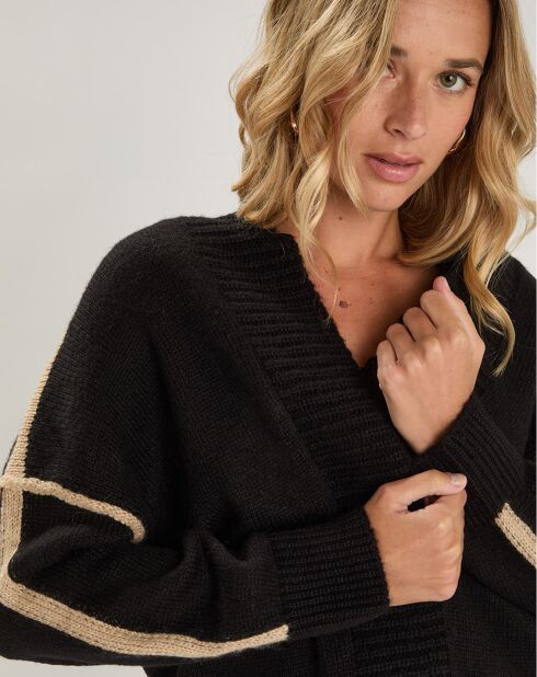 Cardigan Louranos noir