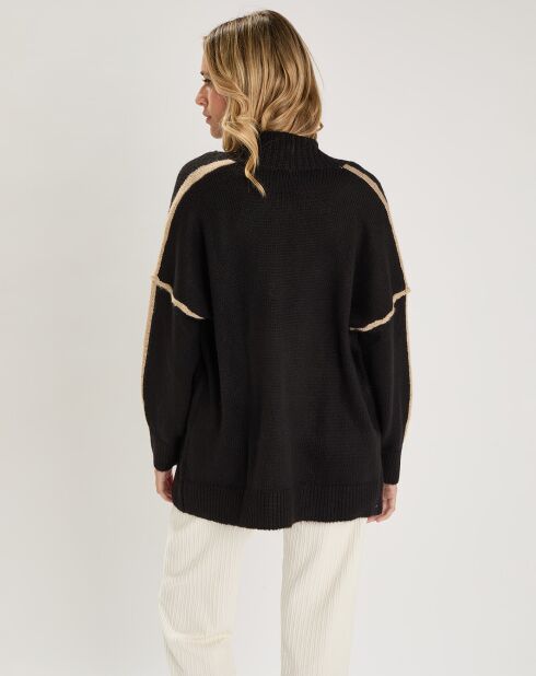 Cardigan Louranos noir