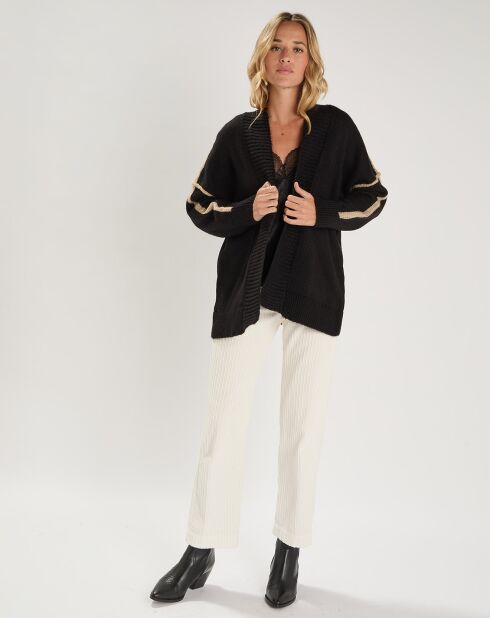 Cardigan Louranos noir