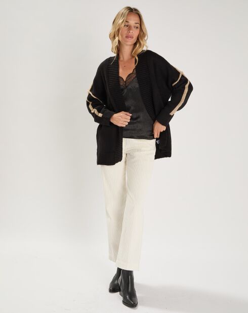 Cardigan Louranos noir