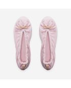 Ballerines-double-noeud rose-rose
