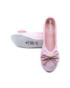 Ballerines-double-noeud rose-rose