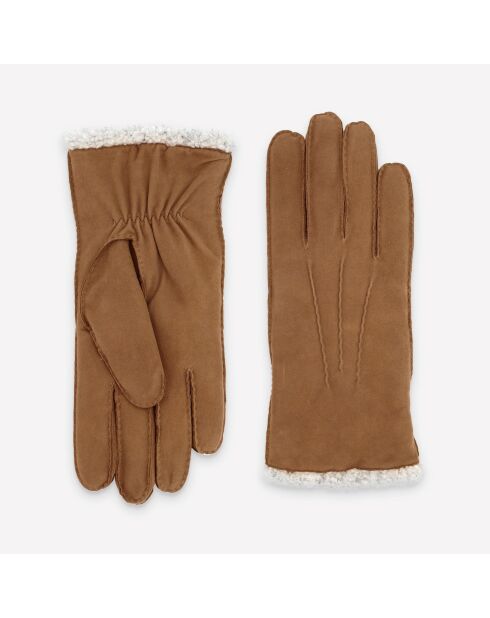 Gants en cuir suédé Albane liège