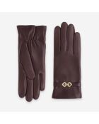Gants cuir agneau-100% Soie-Tactile-21574SN-tan
