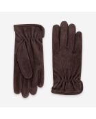Gants en cuir Loris Cognac