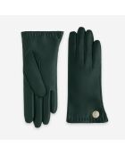 Gants cuir agneau doublure cachemire Charlie pin