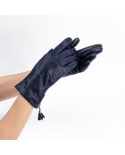 Gants cuir agneau-100% soie-21638SN-deep-blue