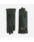 Gants cuir agneau-20%cachemire 40% laine 40% nylon-21643CA-loden