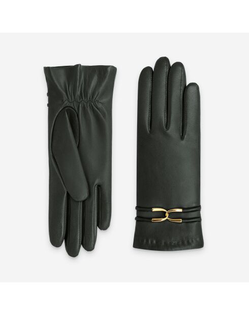 Gants cuir agneau-20%cachemire 40% laine 40% nylon-21643CA-loden