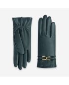 Gants cuir agneau-20%cachemire 40% laine 40% nylon-21643CA-sapin