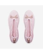 Roze-roze ballerina's met kleine strik