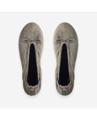Ballerines petit noeud beige-Beige