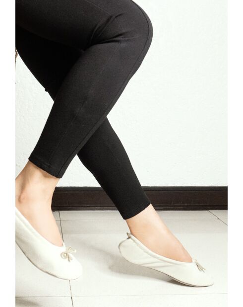Ballerines petit noeud beige-Beige