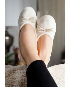 Ballerines petit noeud beige-Beige