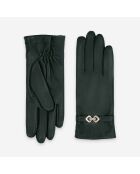 Gants cuir agneau-100% Soie-Tactile-21574SN-pine