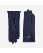 Gants cuir agneau-20%cachemire 40% laine 40% nylon-21639CA-deep-blue