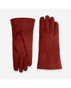 Gants cuir-100% curly-mouton retourné-21154CU-sienna