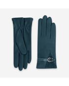 Gants cuir agneau-20%cachemire 40% laine 40% nylon-21639CA-canard