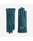 Gants cuir agneau-20%cachemire 40% laine 40% nylon-21643CA-crystal-teal
