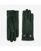 Gants en cuir d’agneau doublure cachemire Alex pin