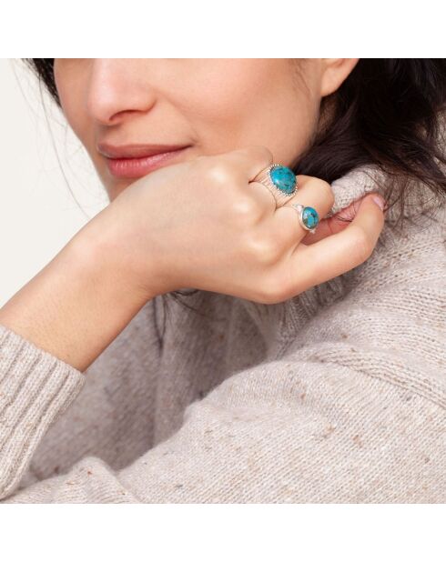 Bague en Argent Turquoise