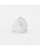 Bague en Argent Pierre de Lune blanche