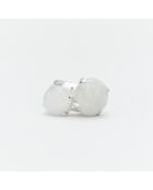 Bague en Argent Pierre de Lune blanche