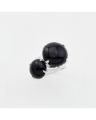 Bague en Argent Onyx noire