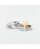 Bague Triple en Argent et Laiton