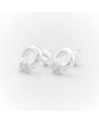 Boucles d'Oreilles Argent Milie Oxydes de Zirconium