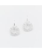 Boucles d'Oreilles Argent Cleophee Oxydes de Zirconium